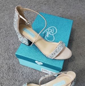 Betsey Johnson Hale Champagne Shoes